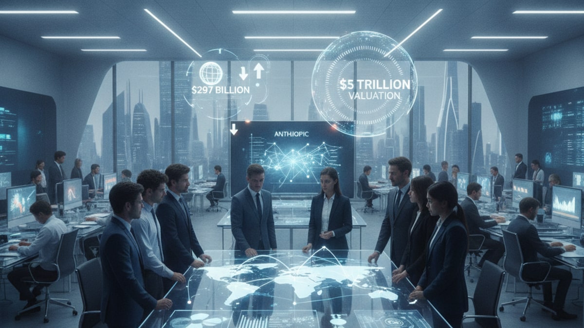 Global AI Startup Funding Shatters Records in Q1 2026, Led by Anthropic's Near $1 Trillion Valuation