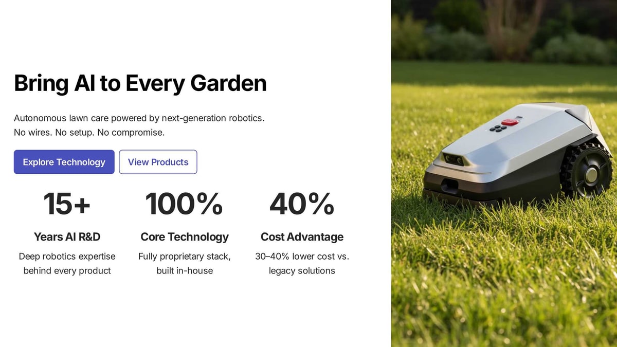 Yosemite Robotics Unveils Second-Generation Lawnova AI Robotic Mowers, Targets Global Expansion